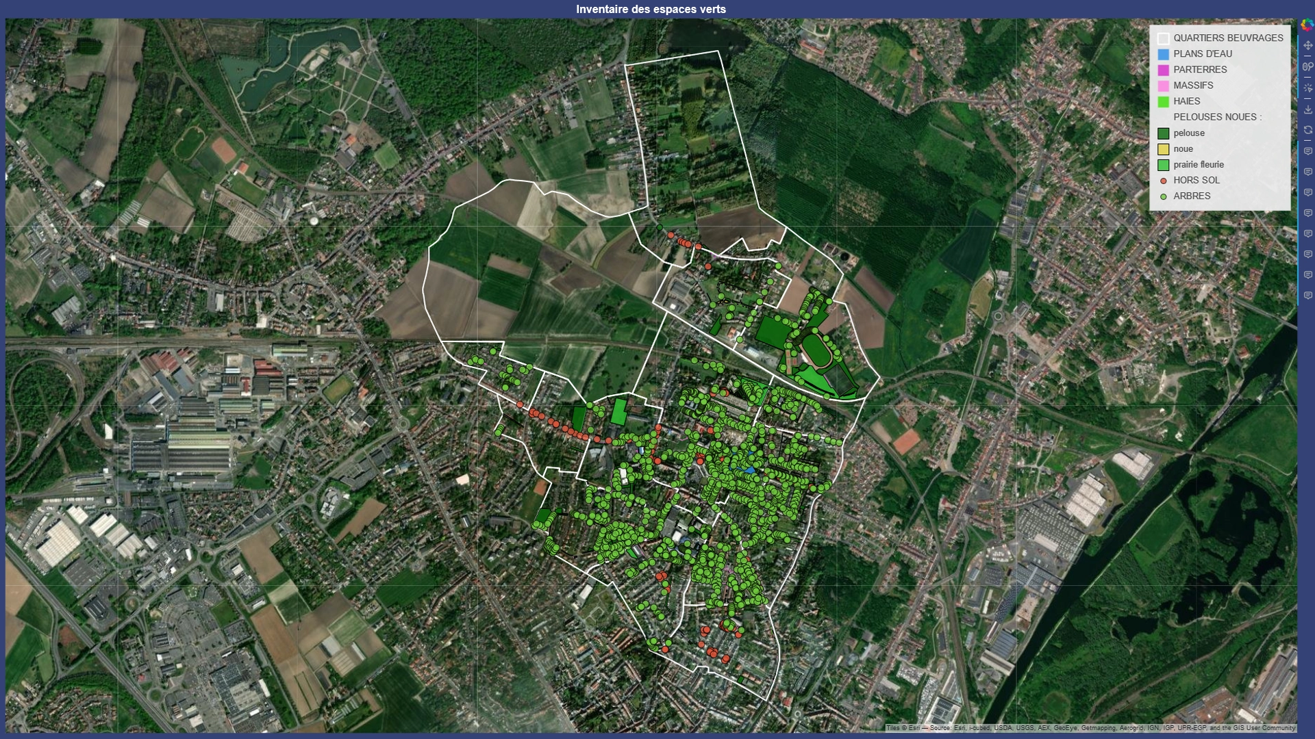 Vignette cadastre vert