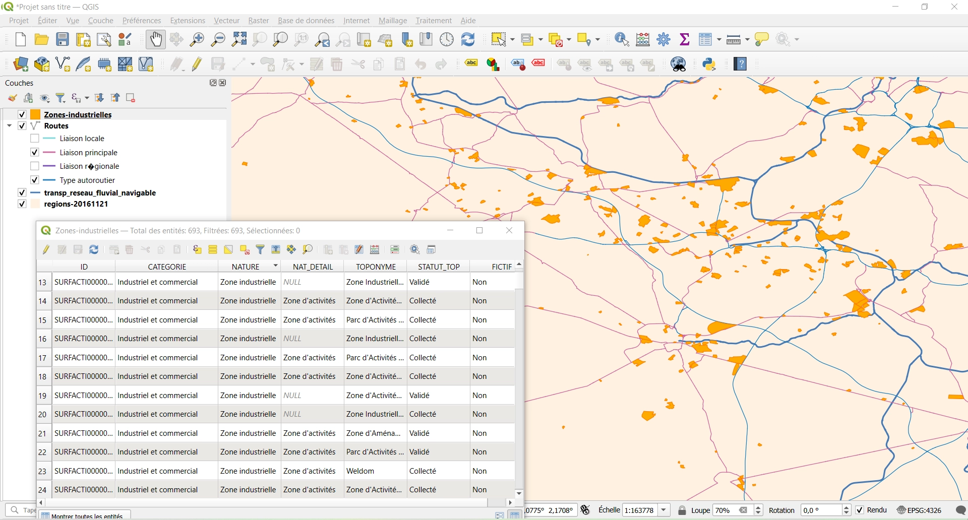 Visuel QGIS zones industrielles